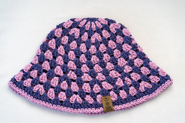 Crochet Bucket Hat - Purple